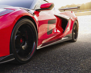C8 Z06 ERAY ZR1 Corvette Side Skirts Lower Rockers