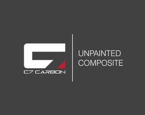 Corvette C8 | Z07 High Wing For Z06 Composite Unpainted Wing + Chassis Mount Bracket System + Composite Unpainted Bumper Hole Delete Covers