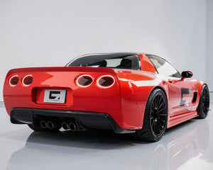corvette c5 c5r wide body kit back shot