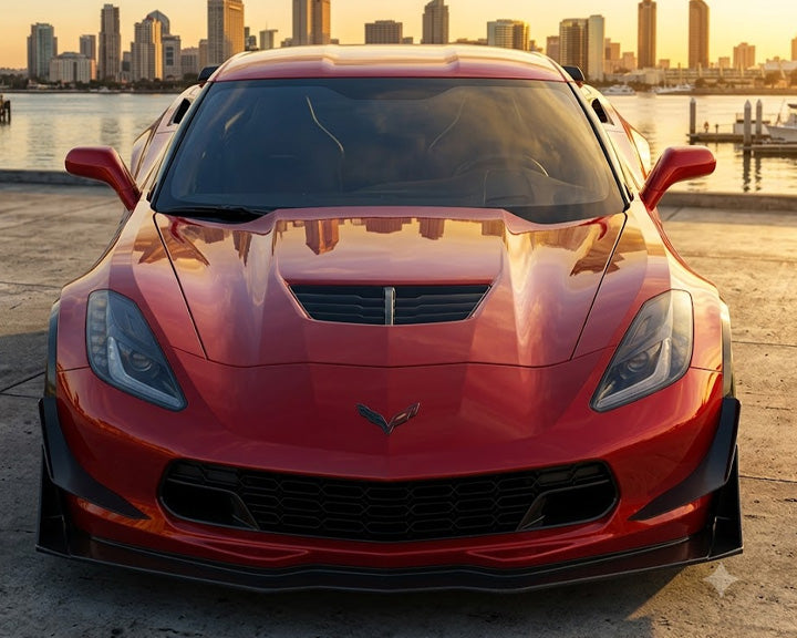 Corvette C7 Bumper Canards for Stingray Grand Sport and Z06