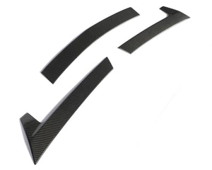 C8 Corvette Stingray Z51 Bumper hole covers carbon fiber