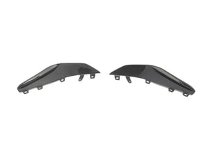 Pair of C7 Carbon C8 Corvette Z06 Z07 style pre-preg carbon fiber front bumper canards dive planes