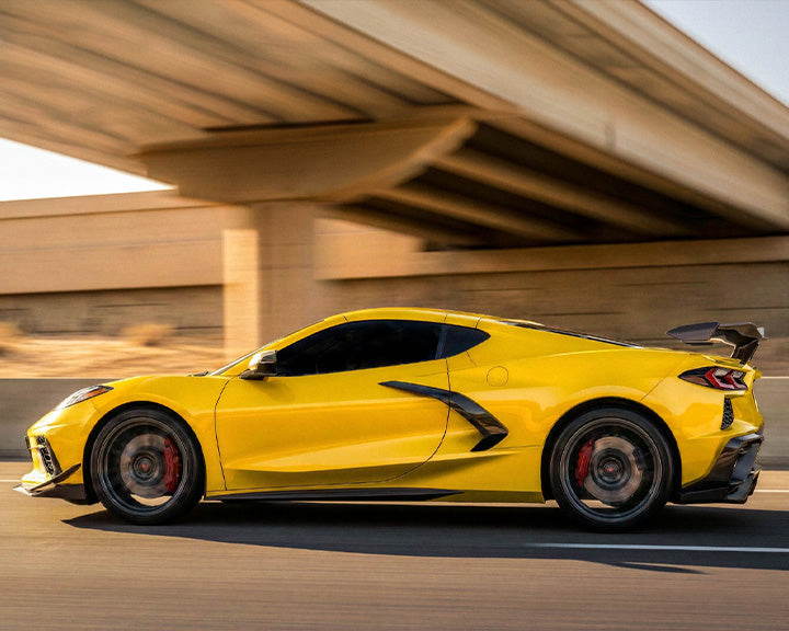 Chassis Mounted Rear Wing | Corvette C8 Stingray/Z51 (2020-2025) | Z06 Style Without Duckbill