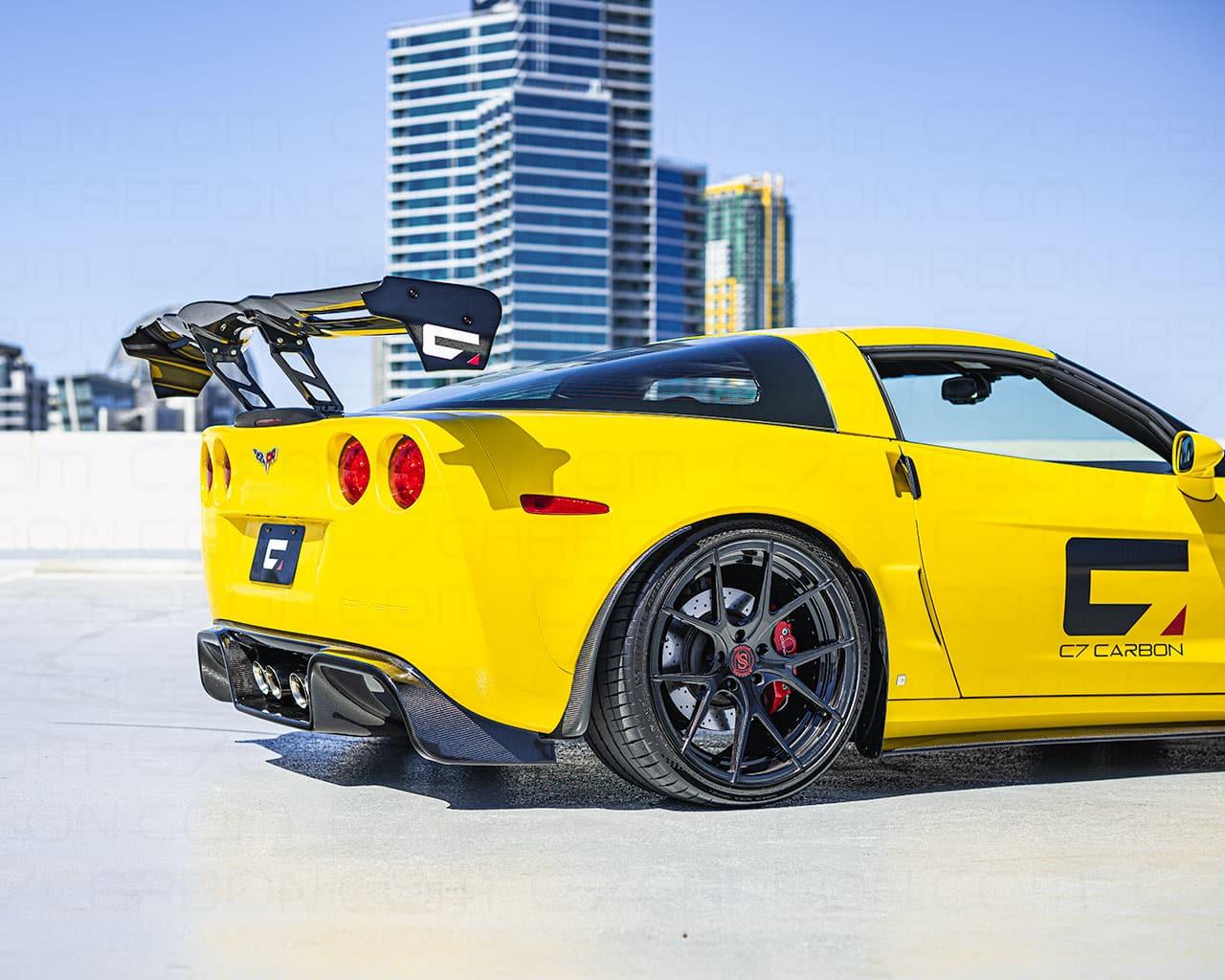 Corvette C6 Carbon Fiber Rear Diffuser Upgrade – C7 Carbon