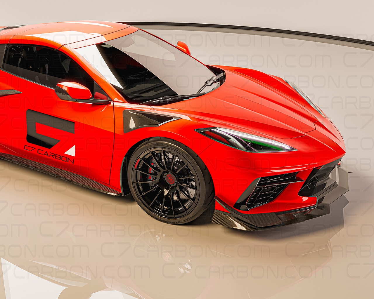 C8 Bumper Canards