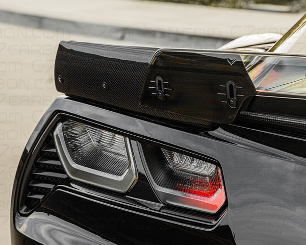 Corvette C7 Z06 Carbon Fiber Rear Spoiler Extension – C7 Carbon