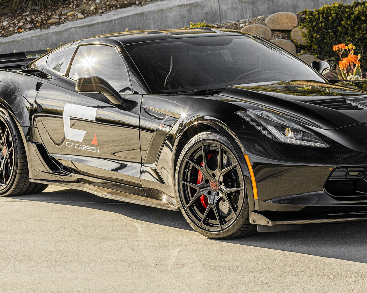 Corvette C7 Z06 Carbon Fender Spats & Moldings – C7 Carbon