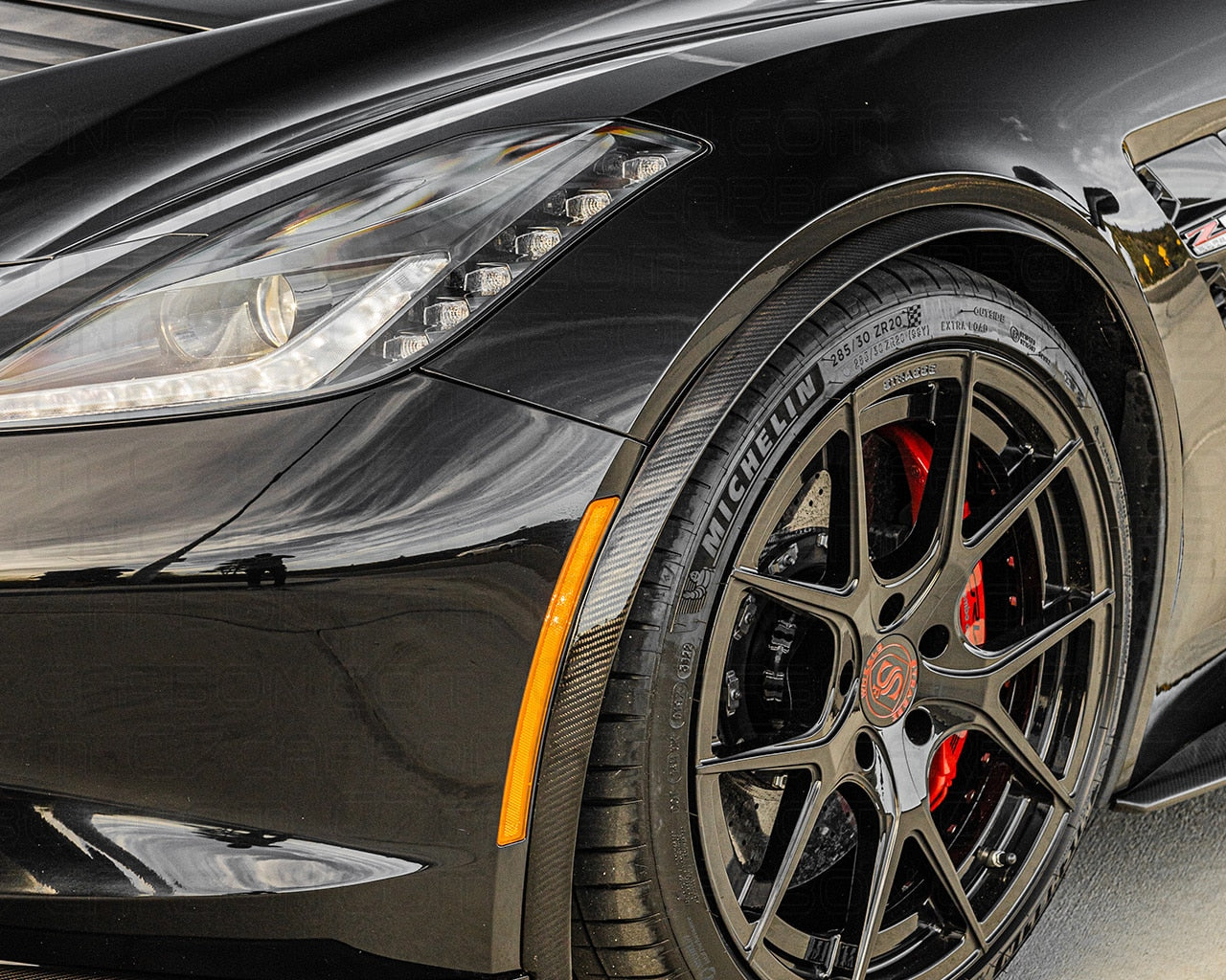 Corvette C7 Z06 Carbon Fender Spats & Moldings – C7 Carbon