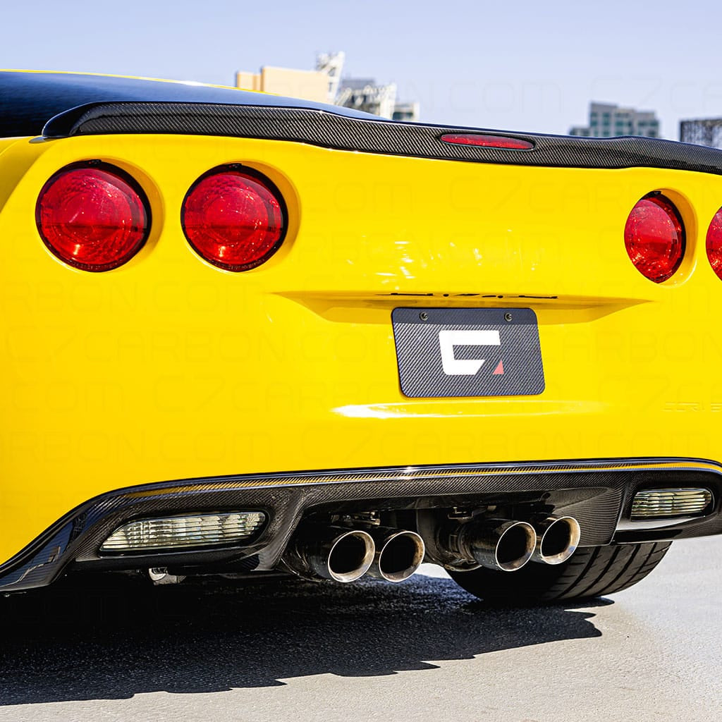 Corvette C6 | OEM Style Rear Diffuser – C7 Carbon