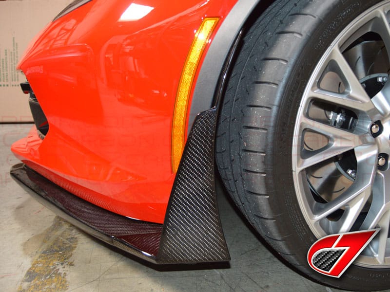 Corvette C7 Z07 Style Carbon Fiber Front Splitter – C7 Carbon