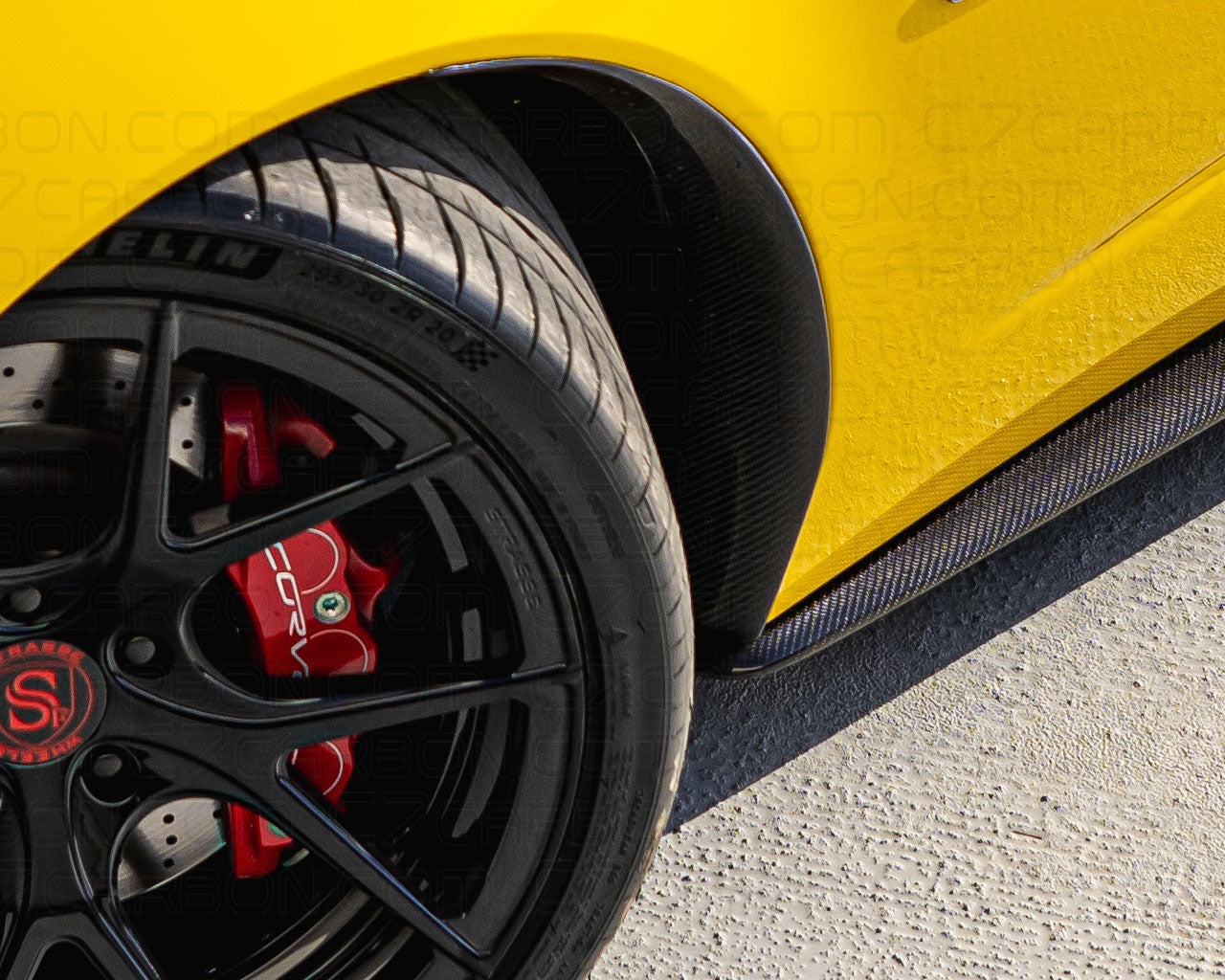 Front Fender Rear Mudflaps | Corvette C6 Z06/GS/ZR1 (2006-2013