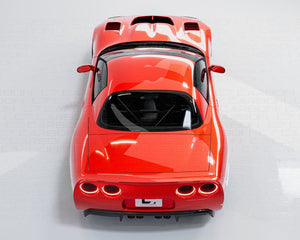 C5 wide body kit rear diffuser quarter panels installed C7 Carbon