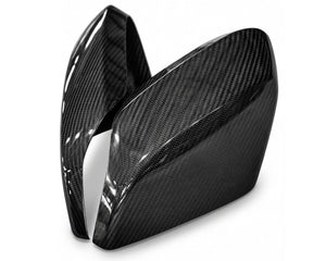 Pair of C8 Corvette 2x2 twill pre-preg carbon fiber mirror caps