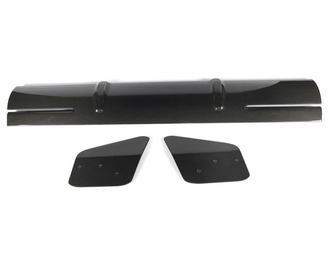 Autoclave cured pre-preg carbon fiber Daytona track wing blade and endplates for C8 Corvette