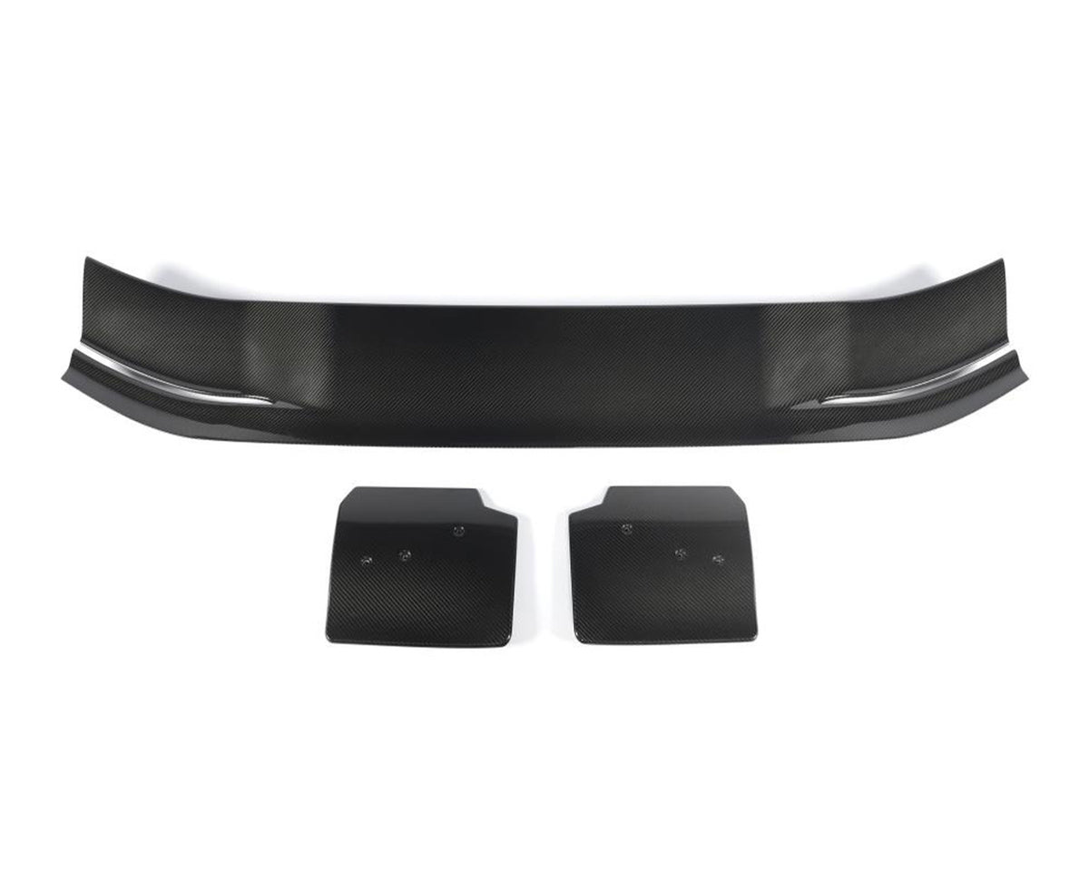 Autoclave cured pre-preg carbon fiber Victory 74 inch track wing blade and endplates for C8 Corvette