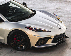 c8 corvette stingray 5vm front splitter carbon fiber