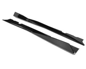 Pair of autoclave cured pre-preg carbon fiber 5VM side skirts for 2020 C8 Corvette Stingray