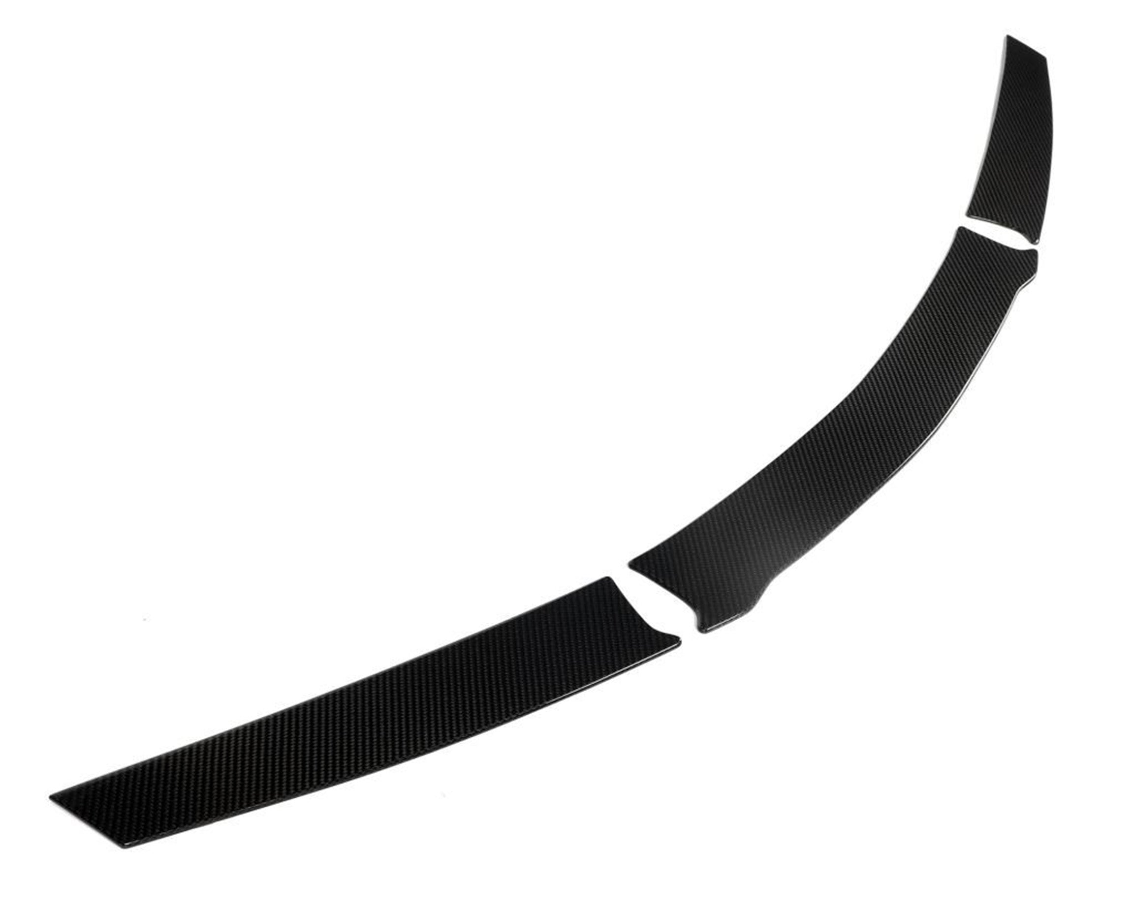 C8 Corvette ZR1 high wing conversion carbon fiber rear bumper hole covers 3 piece kit