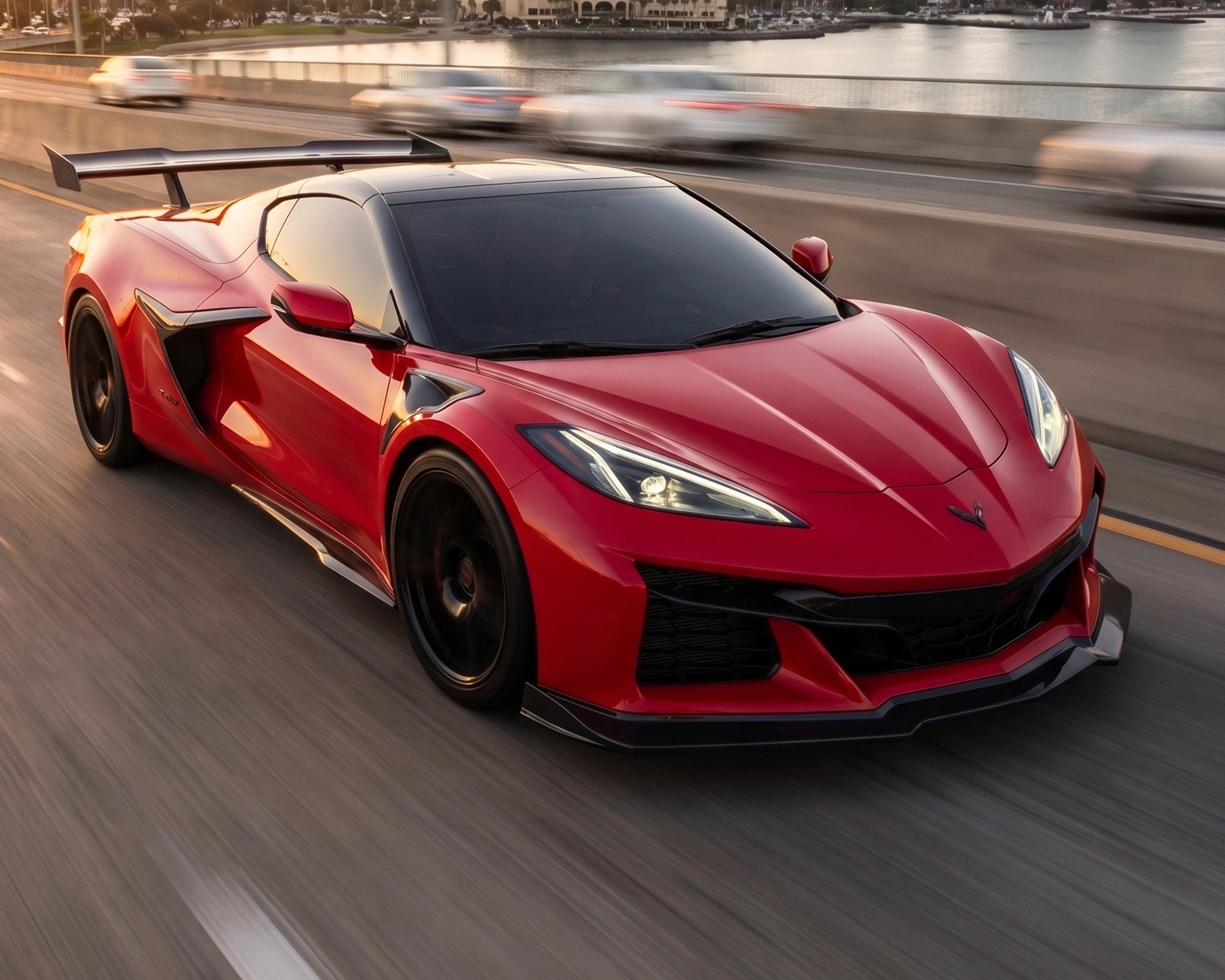 Front Splitter | Corvette C8 Z06 E-Ray ZR1 (2023-2027) | Stage 2 Lip - No Canard Slots
