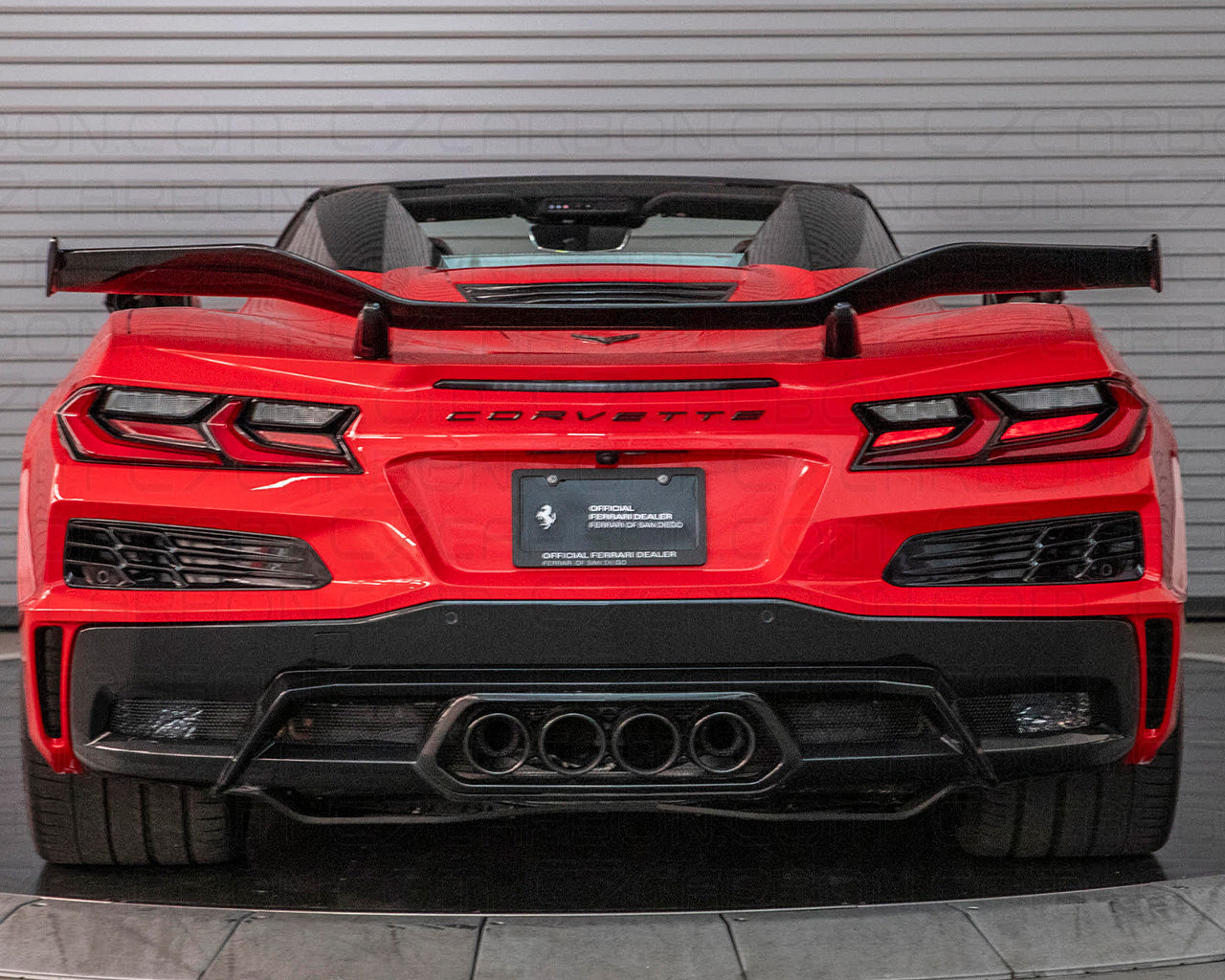 Corvette C8 Z06 Z07 Carbon Fiber High Wing Spoiler – C7 Carbon