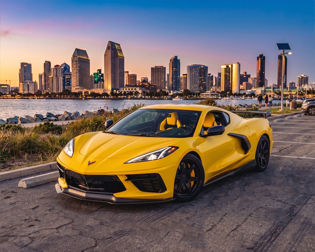Corvette C8 Carbon Fiber Front Splitter Upgrade – C7 Carbon
