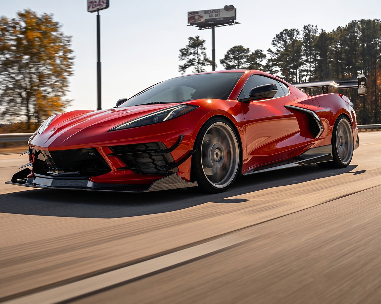 2020+ Chevrolet corvette c8 stingray canards and bezels