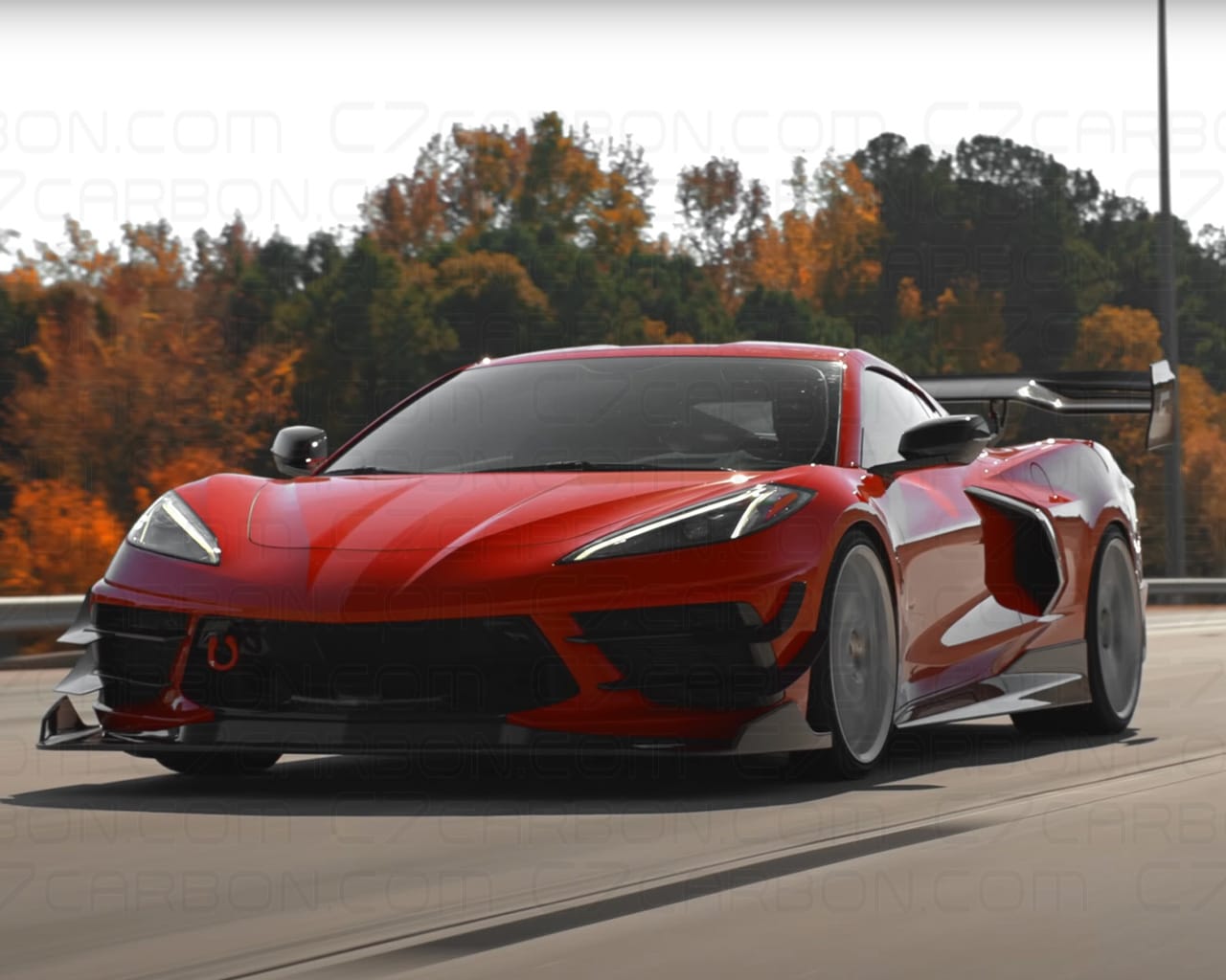 C8 Victory Spoiler track ready aerodynamic performance C7 Carbon