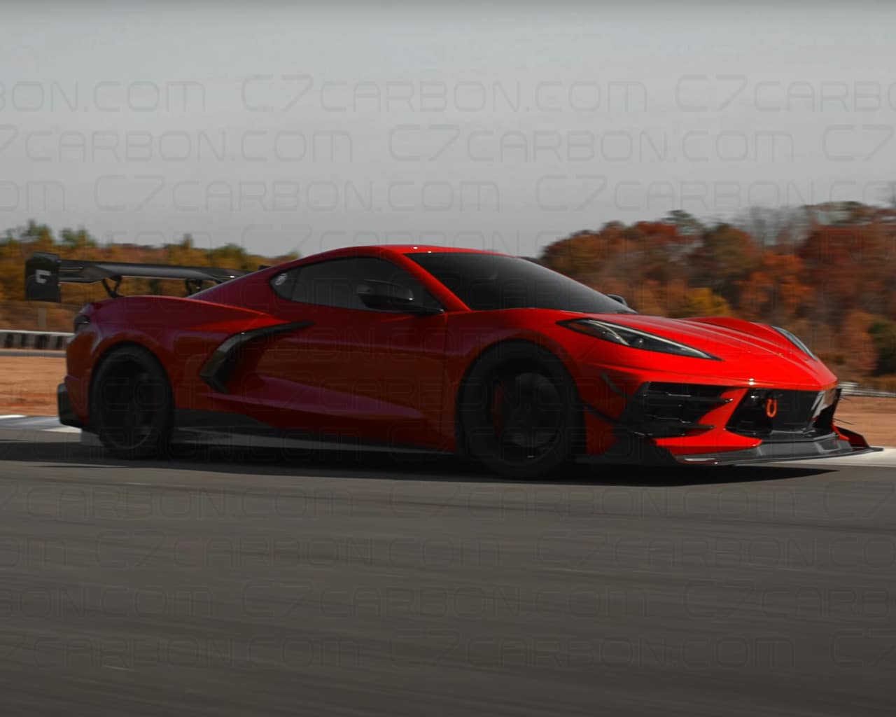 C8 Victory Spoiler OEM mounting points precision fitment C7 Carbon