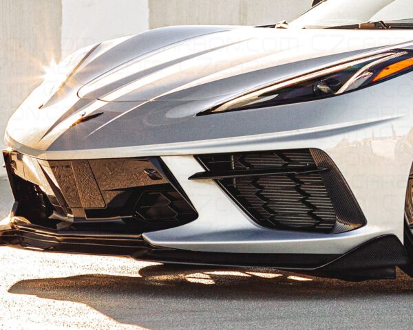 Corvette C8 Bumper Grille Bezels - Carbon Fiber | C7 Carbon