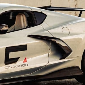 Corvette C8 Rear Side Scoop Trim - Carbon Fiber