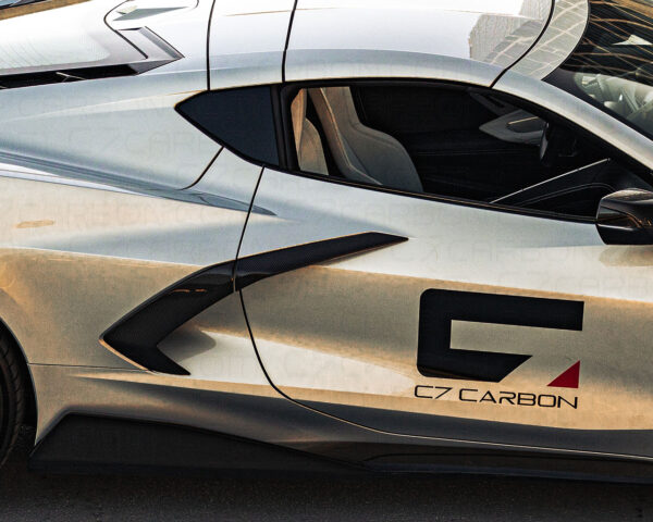 Corvette C8 Door Trim Scoop - Carbon Fiber | C7 Carbon