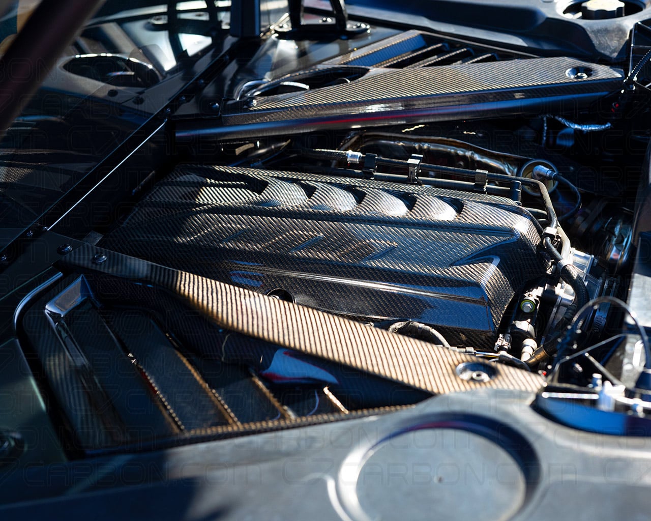 Corvette C8 Engine Appearance Package - Carbon Fiber