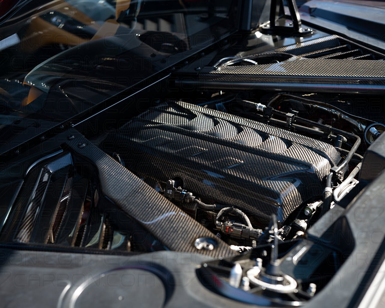 Corvette C8 Engine Apperance Package - Carbon Fiber