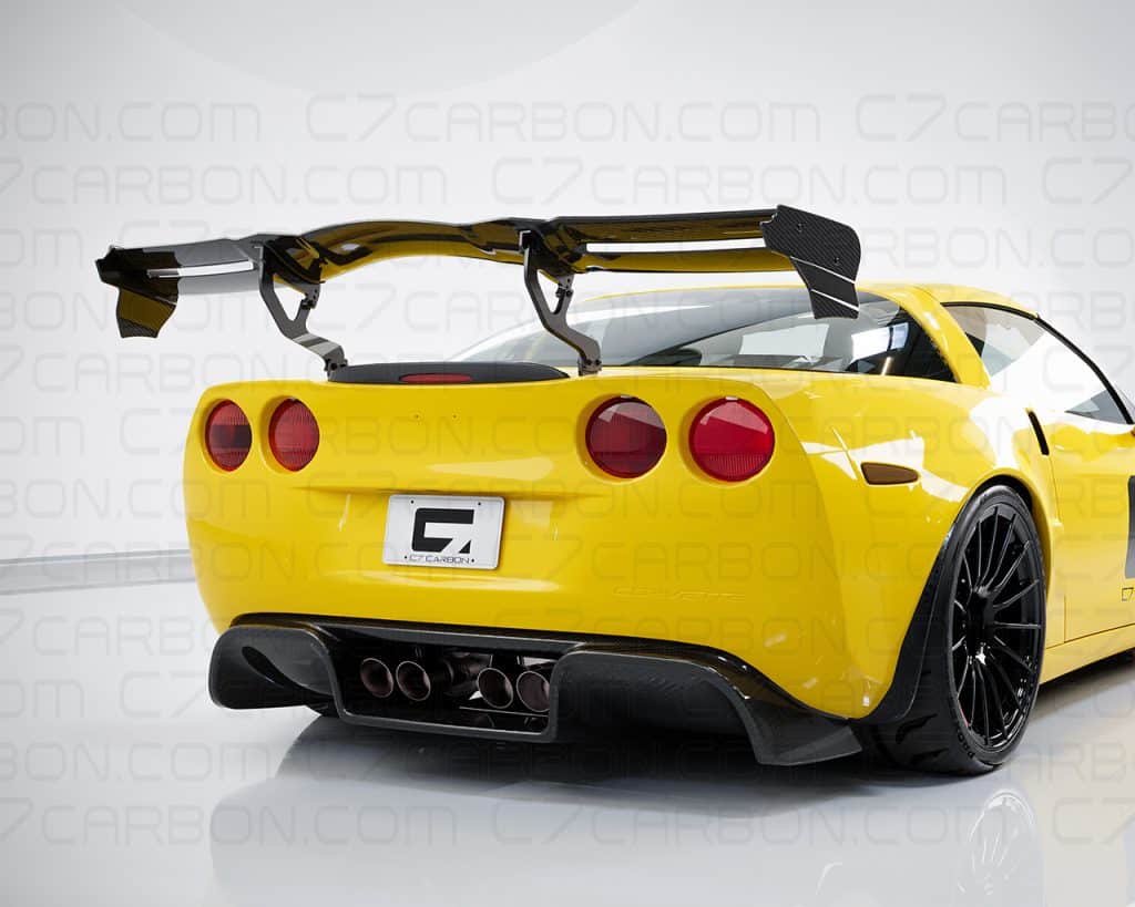 Corvette C6 | Legacy Chassis Mounted Rear Spoiler | C7 Carbon