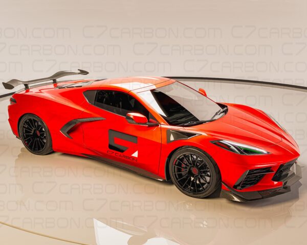 Corvette C8 | Z06 Style Canards for Stingray / Z51 | C7 Carbon